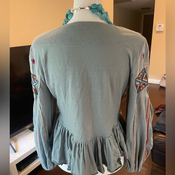 Free People Aria Embroidered Top - Picture 5 of 7